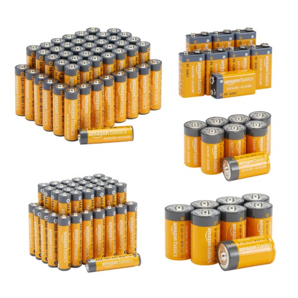 Amazon Basics AAA-Alkali-Hochleistungsbatterien, 1,5 V, 10 Jahre lagerfähig, 8 Stück
