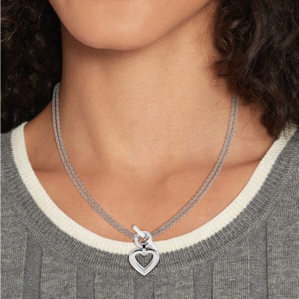 Kette mit Anhänger TOGGLE HEART, Herz, 2780967, 2780968 mit Emaille