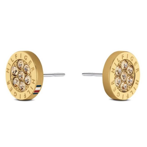 Paar Ohrstecker Schmuck Edelstahl Ohrschmuck Ohrringe CRYSTAL mit Glasstein