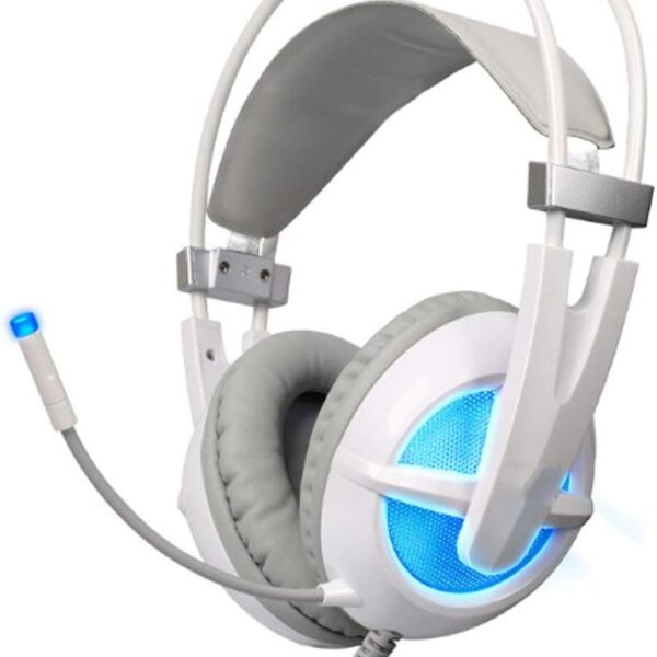 YYZLG Esports Game Headset Headset, Usb7.1 Stereo Wrap Game Headset mit Line Controller Pc Game Player-White