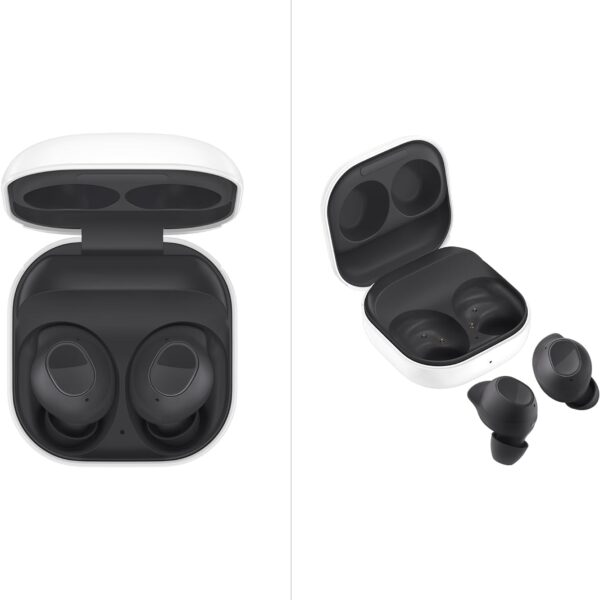 Samsung Galaxy Buds FE Kabellose Bluetooth-Kopfhörer inkl. araree Bean Case, Active Noise Cancelling (ANC), 3 Mikrofone, Touch Control, Tiefer Bass, Mit Ladekabel, Graphite [Exklusiv bei Amazon]