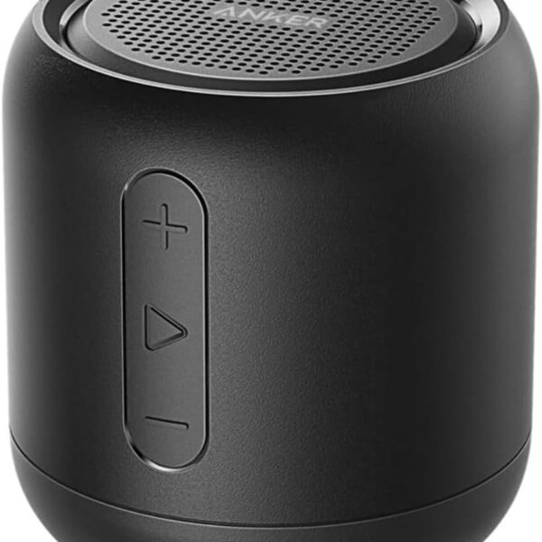 Anker Soundcore Mini Bluetooth Lautsprecher mit 15 Stunden Spielzeit, Fantastischer Sound, 20 Meter Bluetooth Reichweite, FM Radio und intensiver Bass