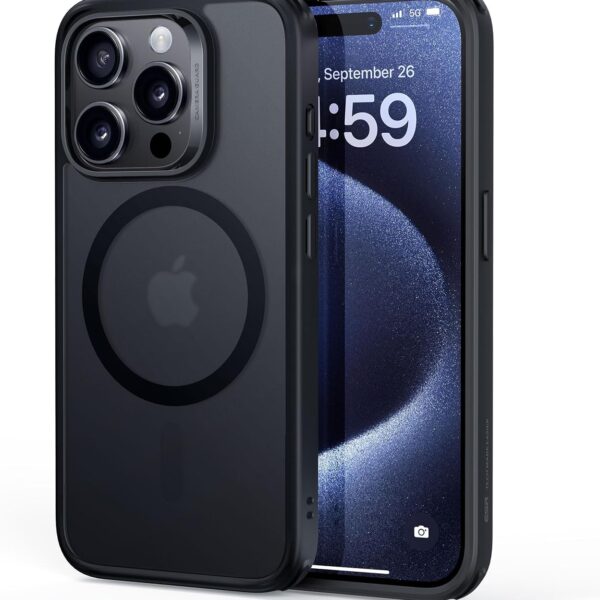 ESR für iPhone 14 Hülle/iPhone 13 Hülle, Kompatibel mit MagSafe, Classic Hybrid Magnet Handyhülle iPhone 14/13 Case Militärnorm Sturzschutz Kratzfeste Rückseite, Klar
