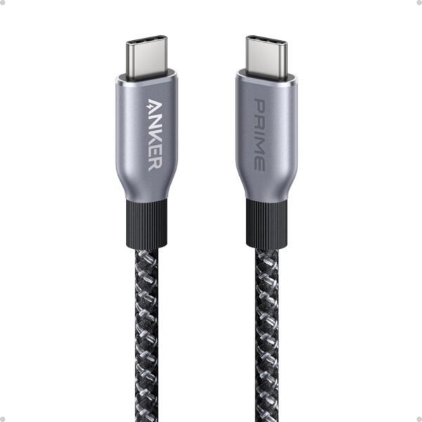 Anker Prime USB C auf USB C Kabel, 240W 90cm Schnellladekabel USB C, Upcycled Nylon im Flecht-Design, 100 Jahre Haltbarkeit, USB 2.0 Kabel für iPhone 16/16 Pro/16 Pro Max/16 Plus, MacBook, Galaxy S24