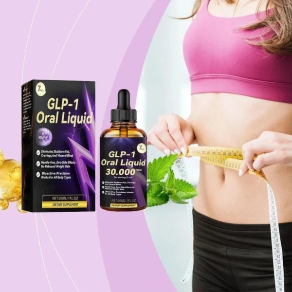 GLP-1 Gewichtsverlust Fatburner Tropfen Diät Ergänzung Schlankheitstropfen 30ml